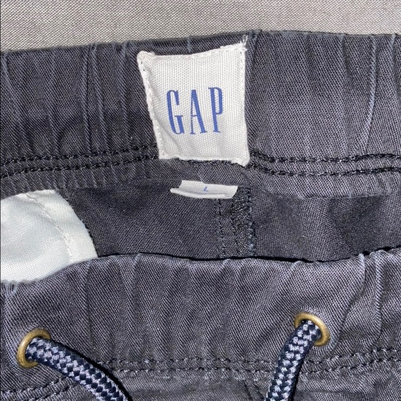 slim twill joggers with gapflex
